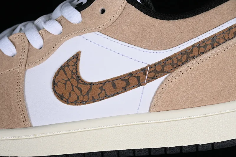All categories Air Jordan Jordan series basketball shoes Air Jordan 1 Low Air Jordan 1 Low AJ1 Joe 1 white and yellow burst pattern low-top cultural casual sneakers DZ4130-201
